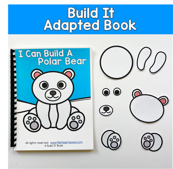 Build It Adapted Book For Following Directions: I Can Build A Polar Bear
