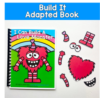 Build It Adapted Book For Following Directions: I Can Build A Love Monster