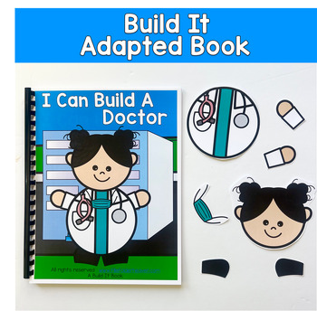 Build It Adapted Book: Doctor | Following Directions & Sequencing (SPED)