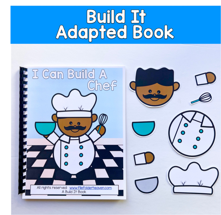 Build It Adapted Book For Following Directions: I Can Build A Chef 3