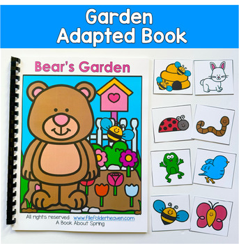 Garden Adapted Book: Bear's Garden | WH Questions Inferencing | Pre-K SPED