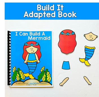 Build It Adapted Book For Following Directions: I Can Build A Mermaid