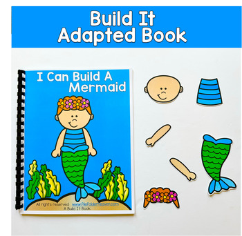 Build It Adapted Book For Following Directions: I Can Build A Mermaid