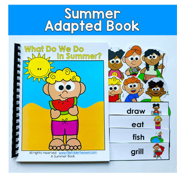 Summer Verbs Adapted Book | What Do We Do in Summer?