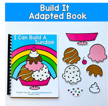 Build An Ice Cream Sundae Adapted Book 1