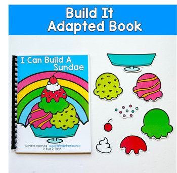 Build An Ice Cream Sundae Adapted Book 2