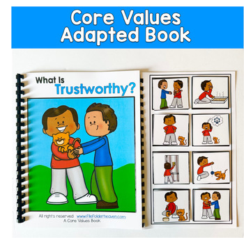 Character Education Adapted Book | What Is Trustworthy? | SEL Activity