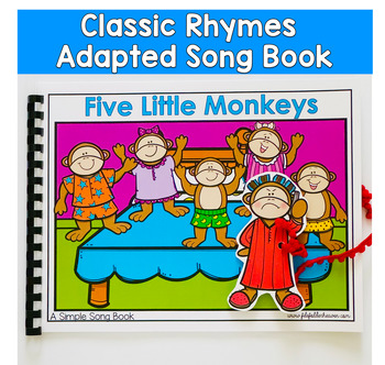 Five Little Monkeys Jumping on the Bed Circle Time Adapted Book
