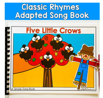 Five Little Crows Adapted Song Book For Circle Time In Special Education