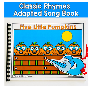 Five Little Pumpkins Sitting On A Gate Adapted Song Book For Circle Time