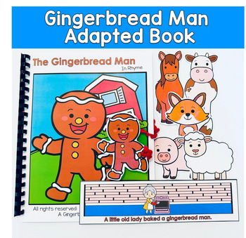 Gingerbread Man Adapted Book And Activities For Special Education