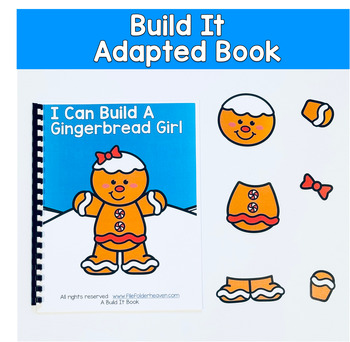 Build It Adapted Book For Following Directions: I Can Build A Gingerbread Girl