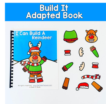 Build It Adapted Book For Following Directions: I Can Build A Reindeer 1