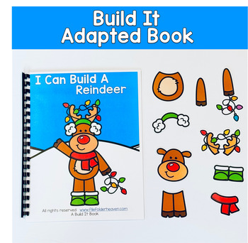 Build It Adapted Book For Following Directions: I Can Build A Reindeer 2