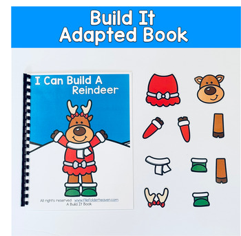 Build It Adapted Book For Following Directions: I Can Build A Reindeer 3