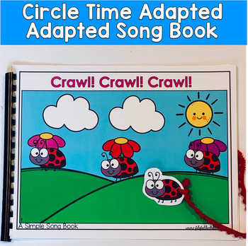 Bug Adapted Song Book | Crawl Crawl Crawl | Circle Time Music Special Ed