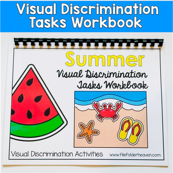 Summer Visual Discrimination Workbook, Summer Workbook For Visual Discrimination