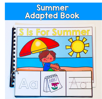 Summer Alphabet Adapted Book & Activities | S Is for Summer