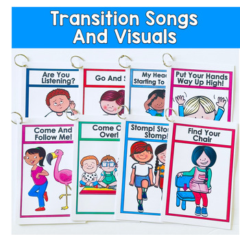 Transition Songs And Visuals For ECSE, Special Education and Pre-K