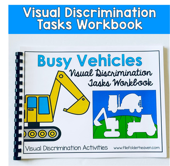 Vehicles Visual Discrimination Tasks Workbook