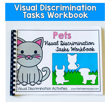 Pets Visual Discrimination Tasks Workbook
