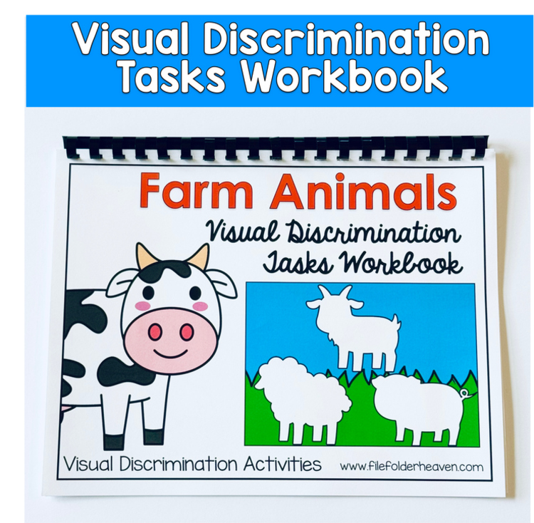 Farm Visual Discrimination Tasks Workbook