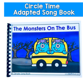 The Monsters On The Bus Adapted Song Book | Circle Time Halloween Song For ECSE