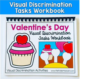 Valentine's Day Visual Discrimination Tasks Workbook 2