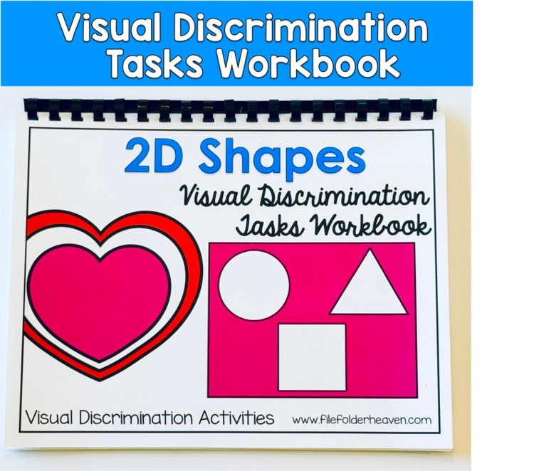 2D Shapes Visual Discrimination Tasks Workbook