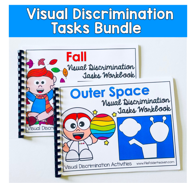 Visual Discrimination Skills Workbook Bundle