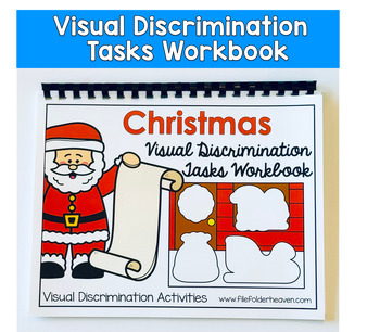 Christmas Visual Discrimination Tasks Workbook II