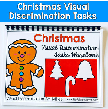 Christmas Visual Discrimination Activity | Holiday Matching | Special Ed