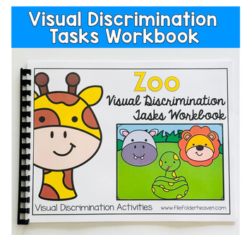 Zoo Visual Discrimination Tasks Workbook