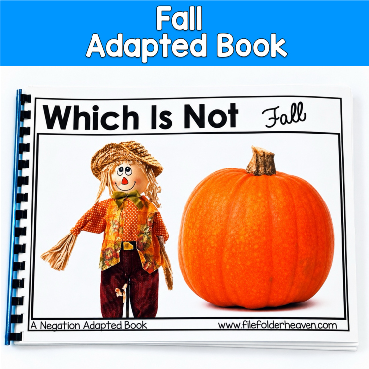 Which Is Not Fall? Adapted Book | Negation Fall Vocabulary | SLP SPED Autism
