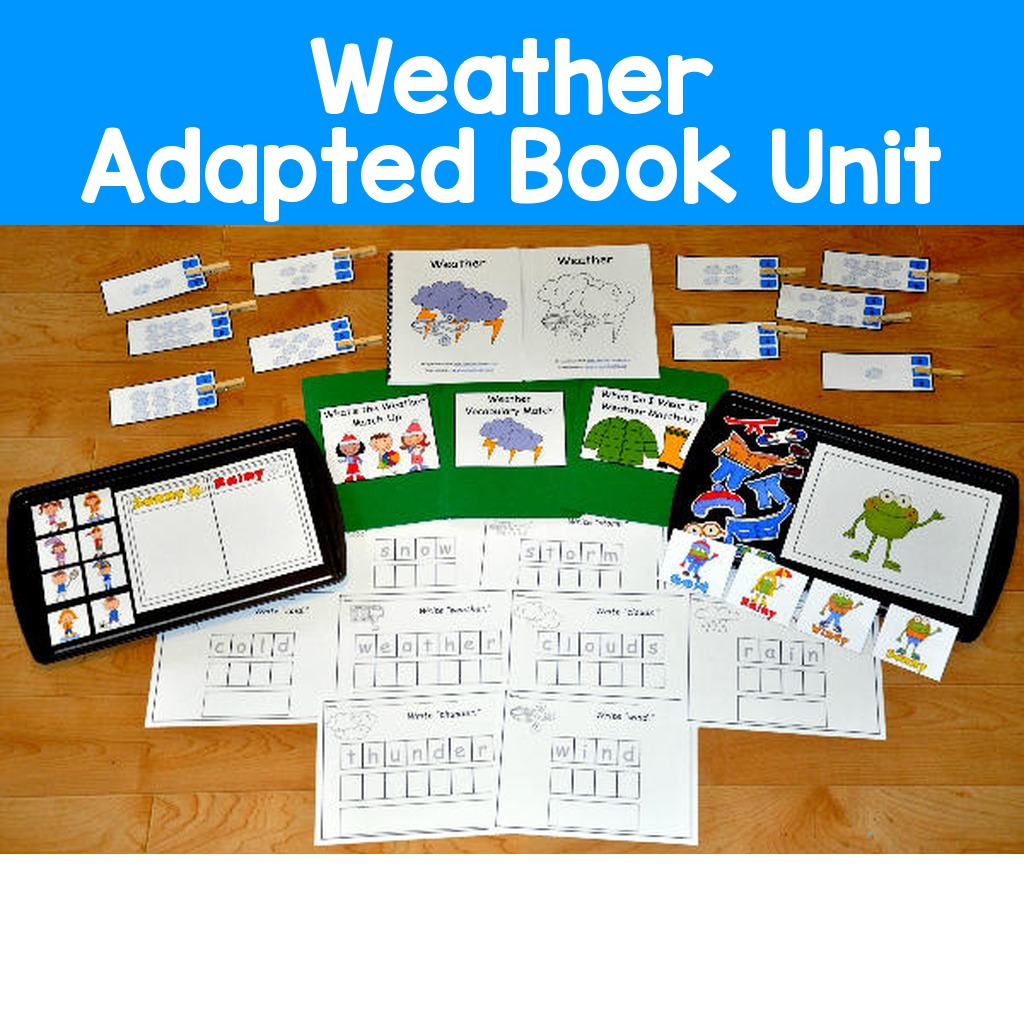 Weather Complete Adapted Book Unit