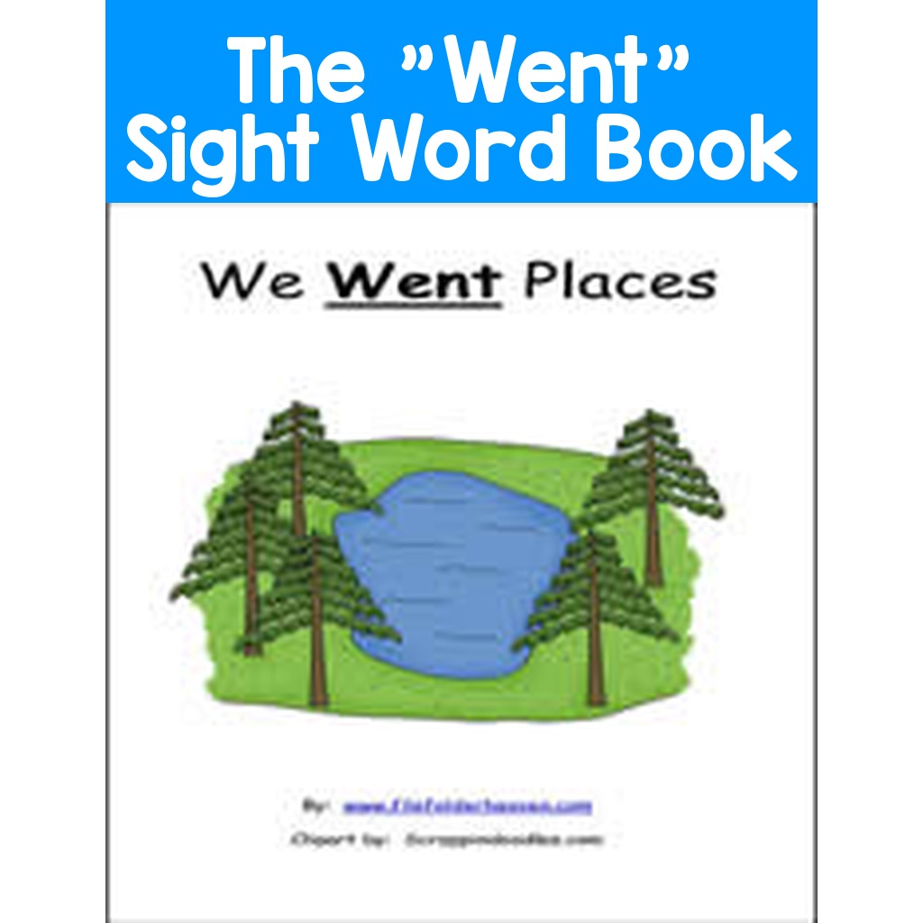 The "Went" Sight Word Adapted Book