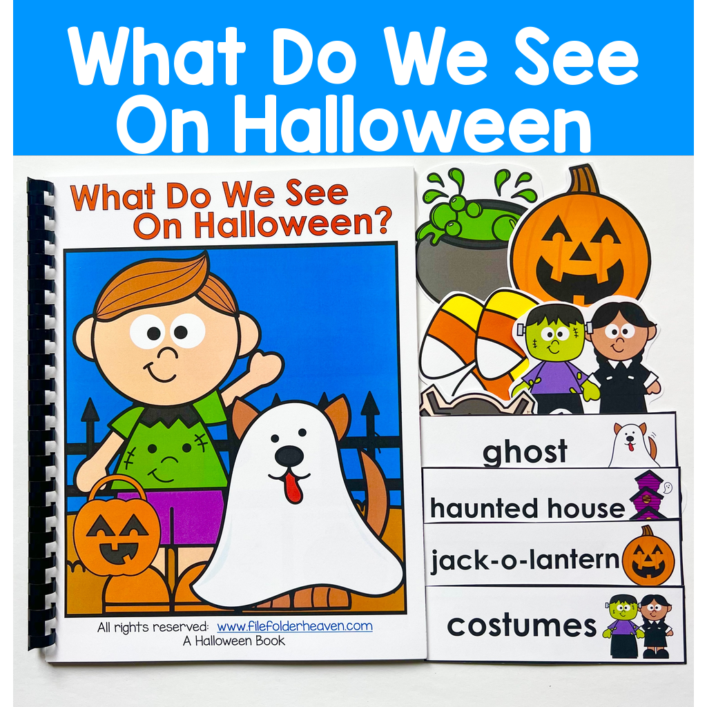 Halloween Adapted Book: What Do We See On Halloween?