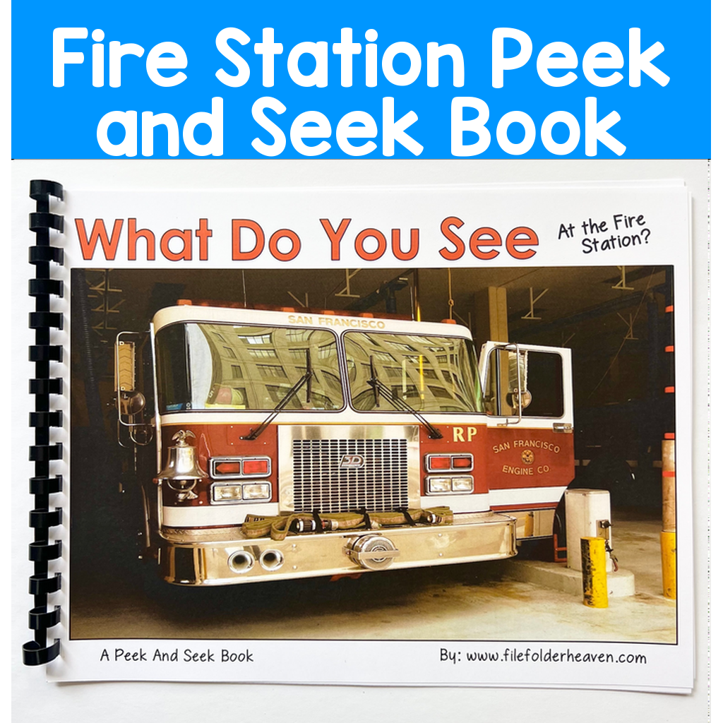 Fire Station Peek And Seek Book