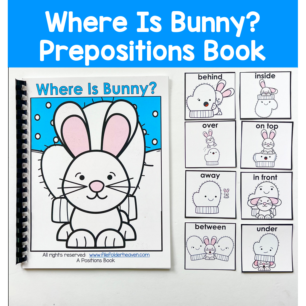 Prepositions Adapted Books:  Where Is Bunny?