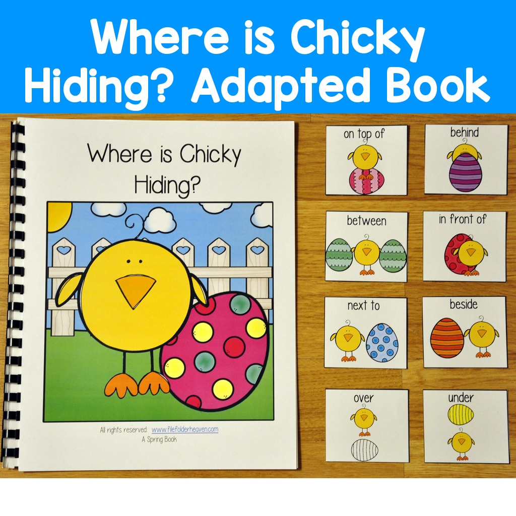 "Where is Chicky Hiding?" Adapted Book