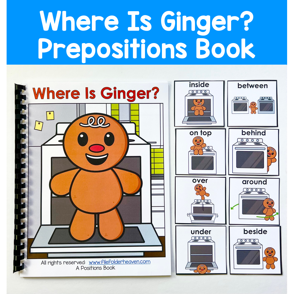 Prepositions Adapted Book:  Where Is Ginger?