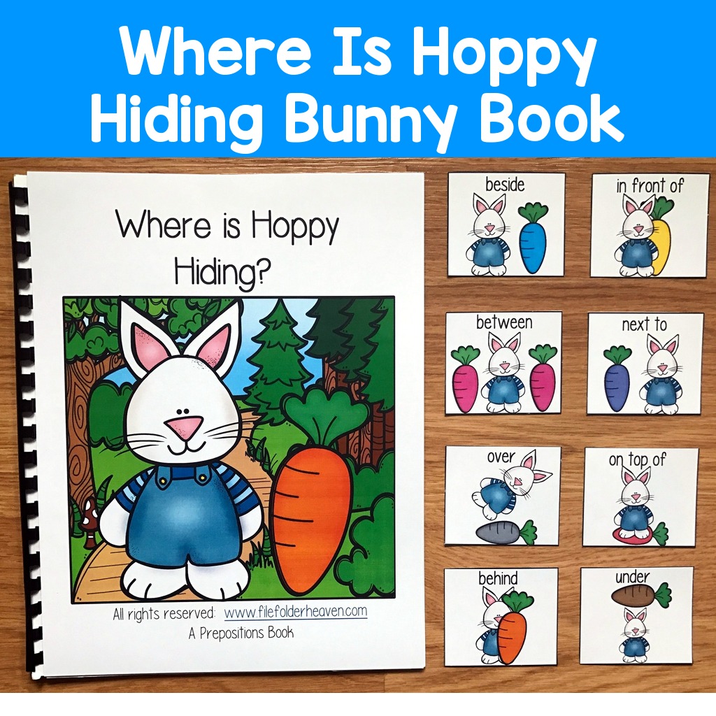 "Where is Hoppy Hiding?" Bunny Adapted Book