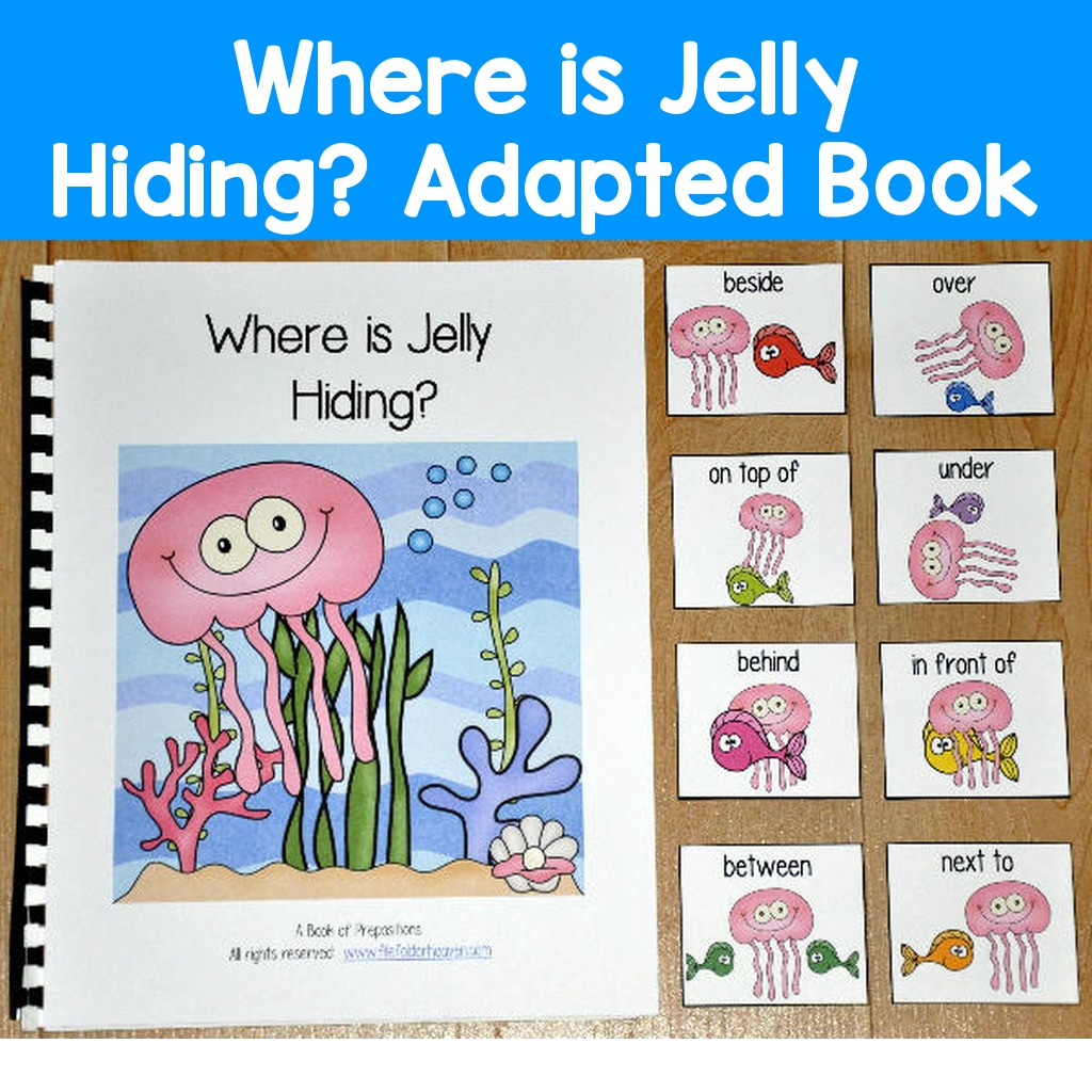 "Where is Jelly Hiding?" Adapted Book