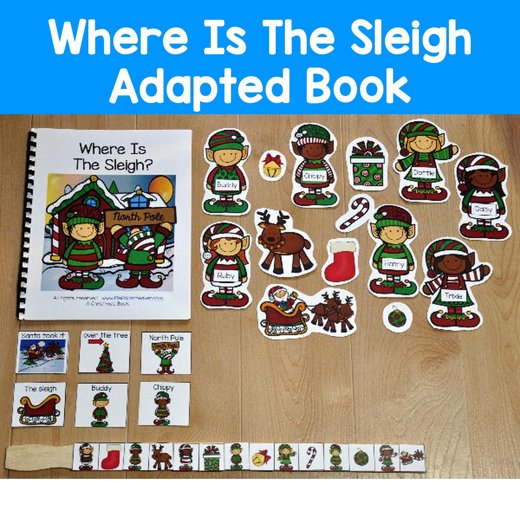 "Where is the Sleigh?" Adapted Book