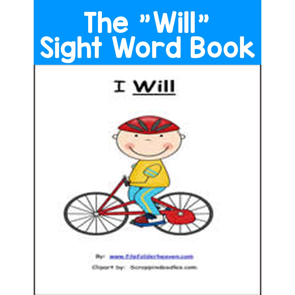 The "Will" Sight Word Adapted Book