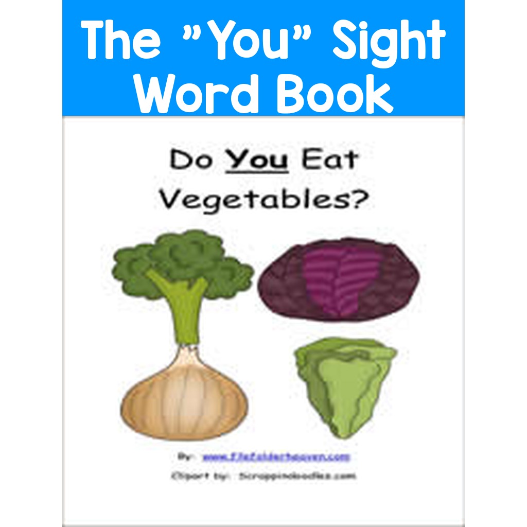 The "You" Sight Word Adapted Book