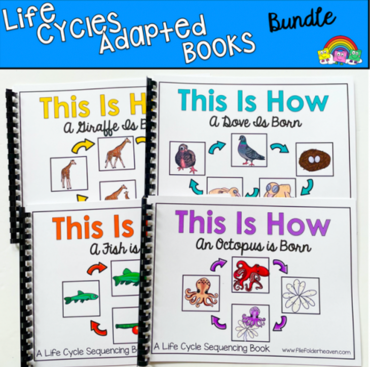 Life Cycles Adapted Books Bundle