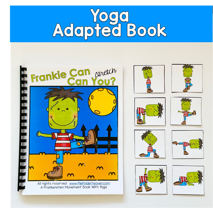 Frankenstein Yoga Adapted Book For Movement And Imitation Skills