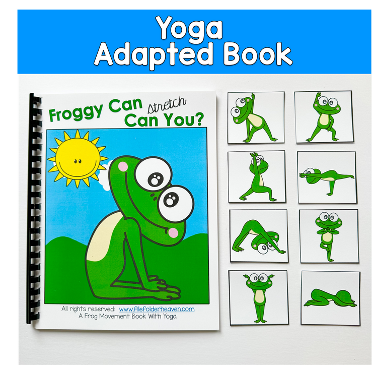 Frog Yoga Adapted Book For Movement And Imitation Skills