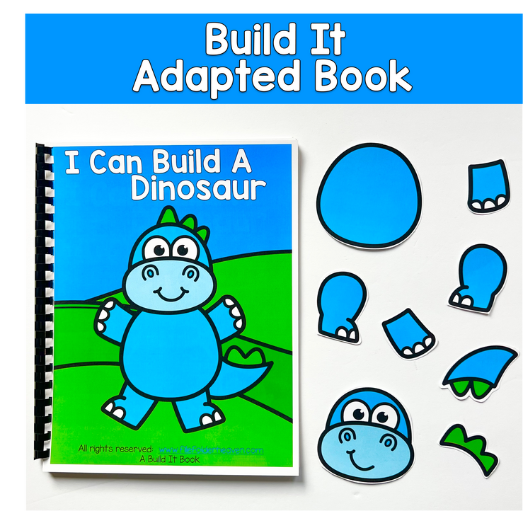 Build It Adapted Book For Following Directions: I CAN BUILD A DINOSAUR 2